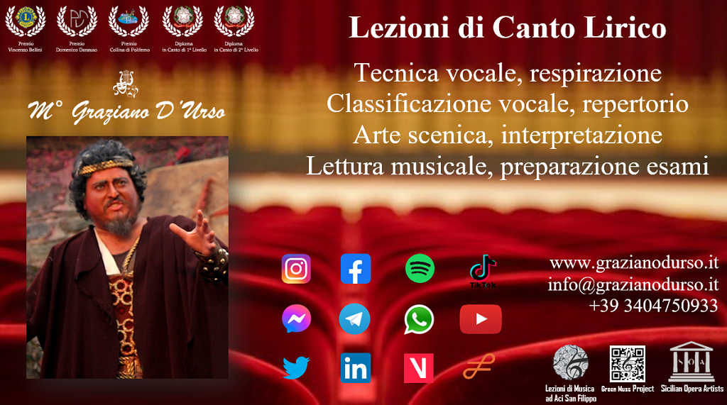 Lezioni di Canto Lirico a Catania